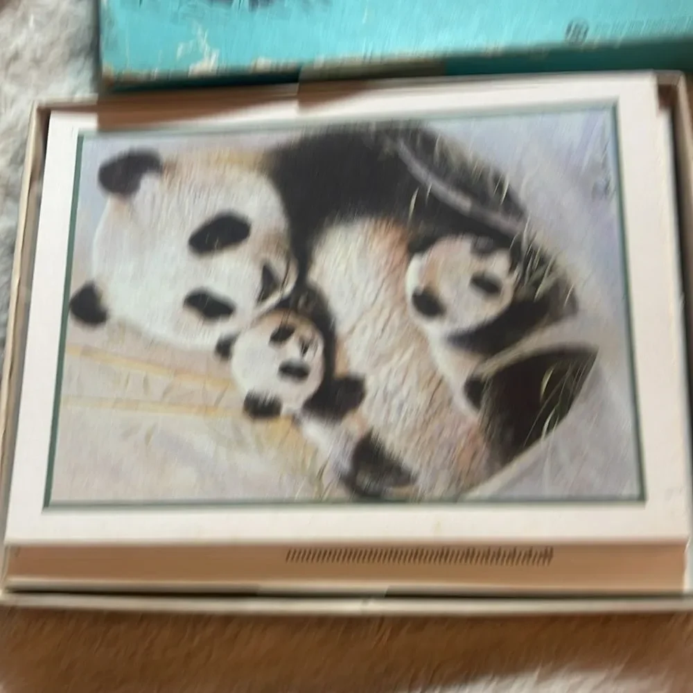 World Wildlife Fund Panda Card Set vintage 1986
